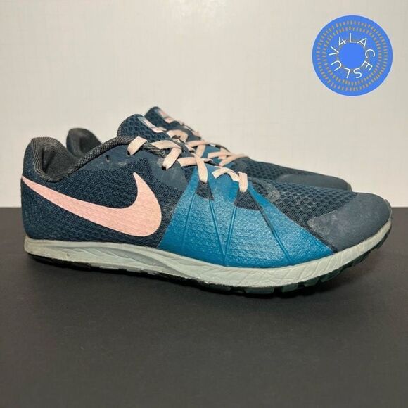 Womens NIKE Zoom Rival Waffle Blue Running Shoes / Size 9 - Picture 1 of 9